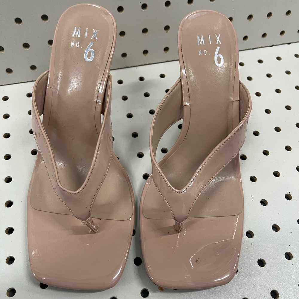 Mix NO.6 women’s heels. Pink. Used.